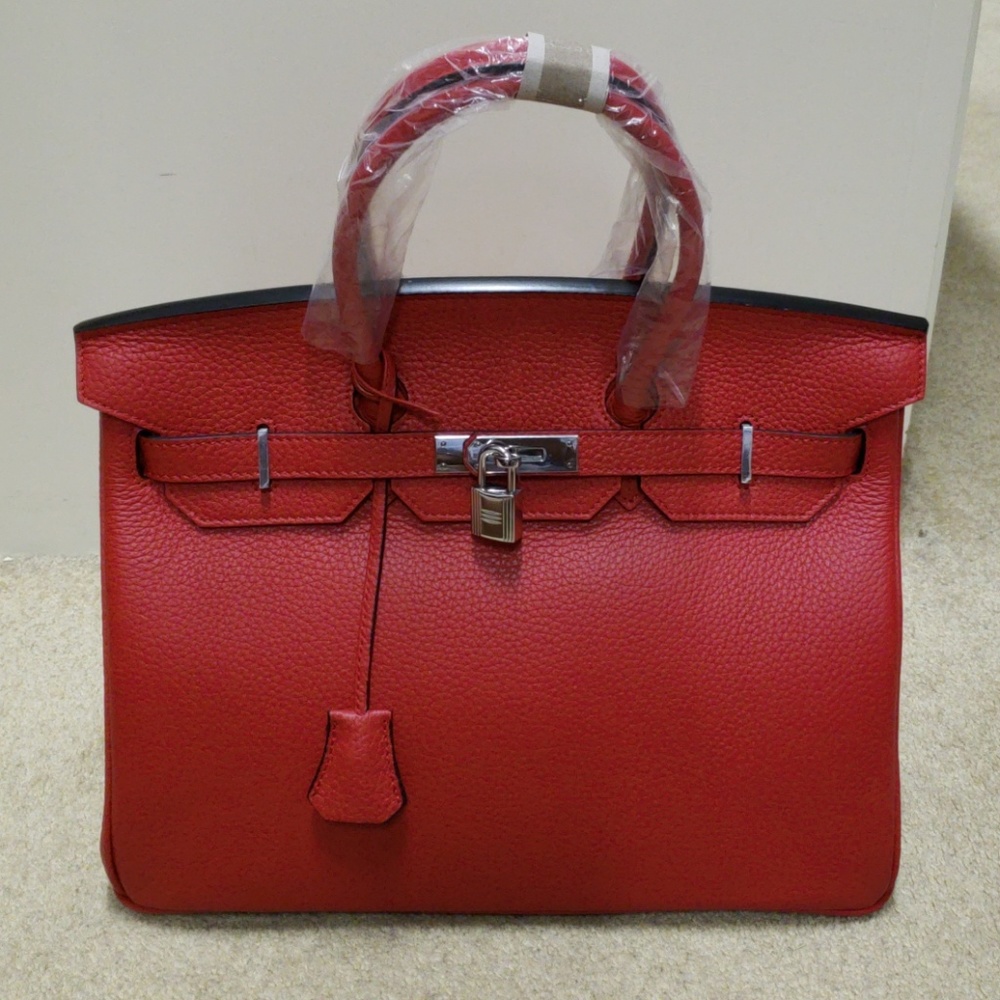 New Red Tote Handbag